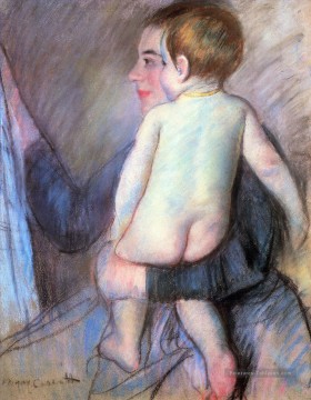 Mary Cassatt œuvres - À la fenêtre mères des enfants Mary Cassatt